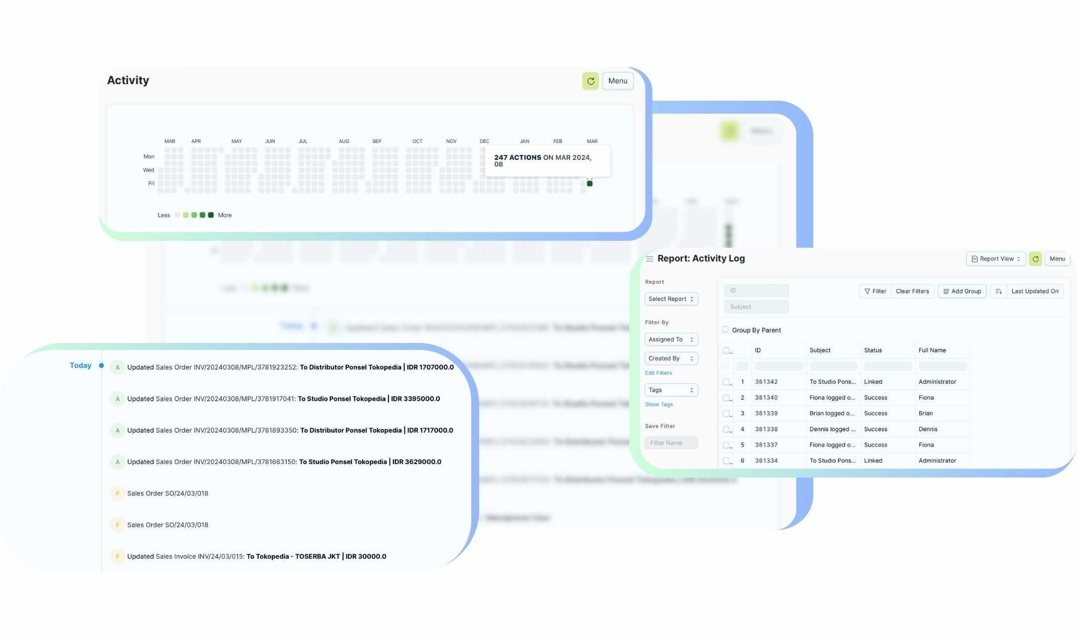 Pantau Semua Aktivitas yang Terjadi Dalam Sistem VEF Dengan Fitur Activity